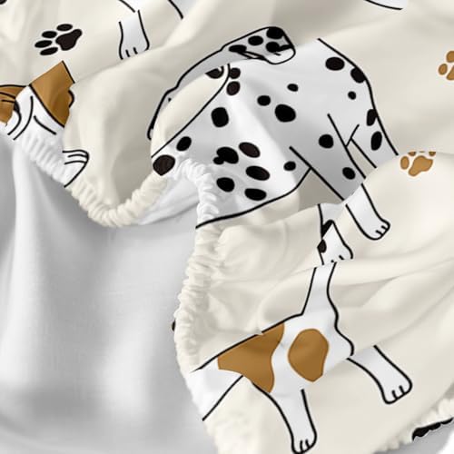 XYNHML Cartoon Dog Sheet 4Pcs Bedding Set for Kids