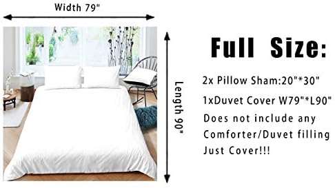 Feelyou Halloween Duvet Cover Set with Pillow Cases