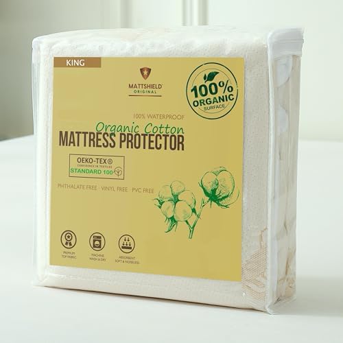 Mattshield Original Deluxe Waterproof Organic Mattress Protector King