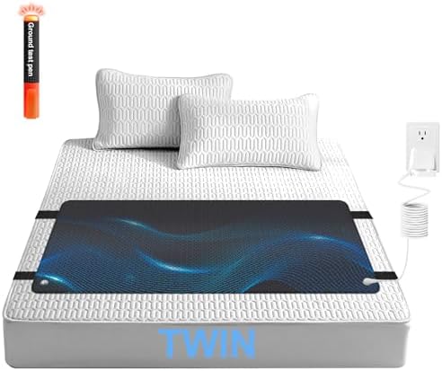 Silkena Grounding Mattress Pad with 15 ft Cord