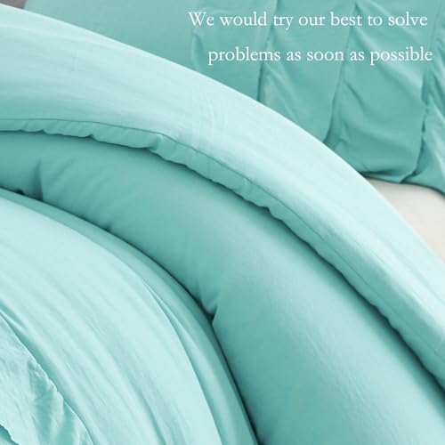 PERFEMET Teal Boho Full Comforter Set for Girls