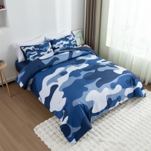 Holawakaka Camouflage Comforter Set 5 Pieces Full Size