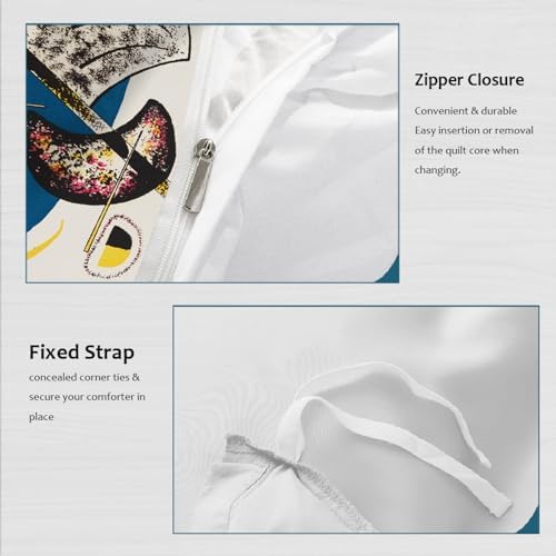 HOBBOY Cartoon Sailboat Duvet Cover Set 3pc Twin XL