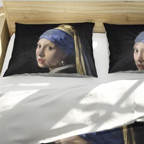 HOBBOY Black Duvet Cover Set 3 Piece Twin XL with Zipper