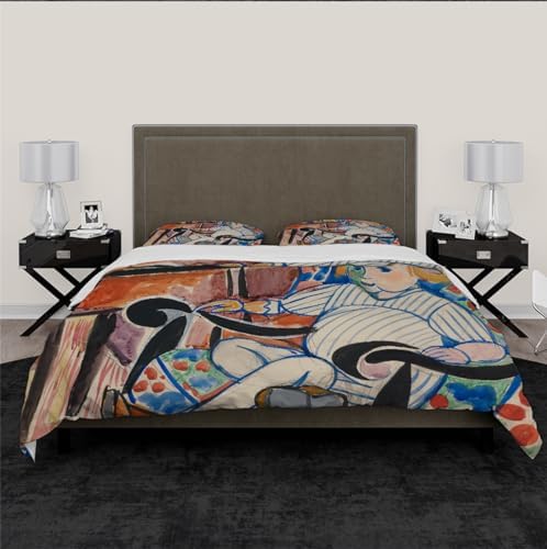 HOBBOY Duvet Cover Set with Zipper 3 Piece Twin XL 1