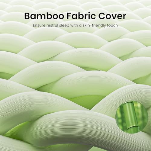 Marsail 3 Inch Cooling Memory Foam Mattress Topper