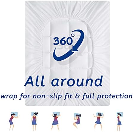 MATBEBY Twin Mattress Topper for Back Pain Support