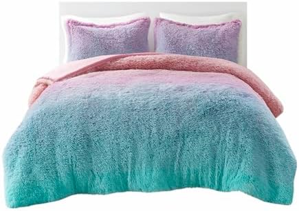 Mi Zone Kids Faux Fur Comforter Set Queen Size