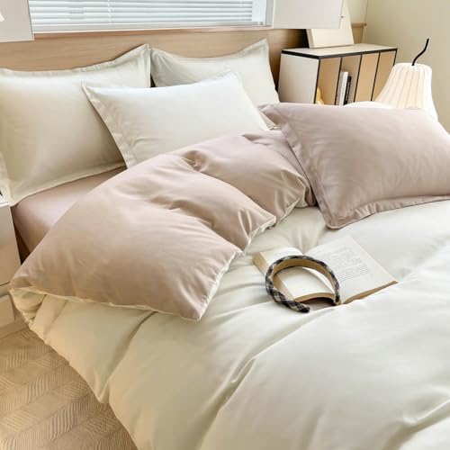PAJEO Queen Size 3-Piece Duvet Cover Set - Ultra Soft Microfiber