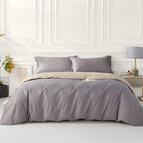 SAPHREAS Purple Duvet Cover Queen Set 3 Pieces