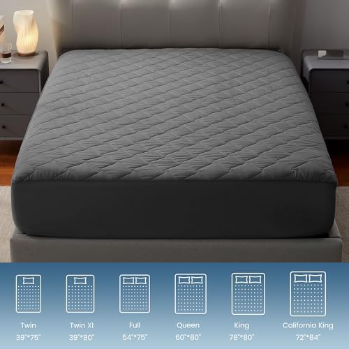 SLEEP ZONE Waterproof Mattress Protector Pad Twin