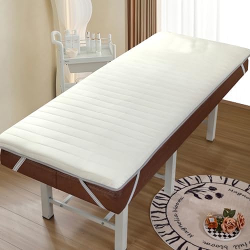 LDLCYCN Massage Mattress Topper 4Cm Thick Beige