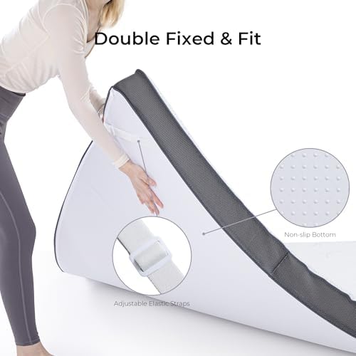 LIKIMIO 4 Twin XL Mattress Topper with Cooling Gel and Memory Foam