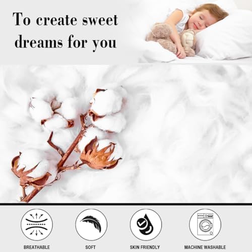 Feelyou 100 Cotton Duvet Cover Set Kids Retro