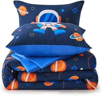 Seward Park Astronaut Navy Twin XL Bedding Set