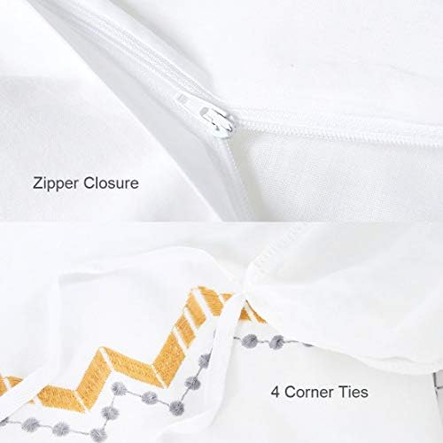 YINFUNG Boho Duvet Cover Set 104x90 King Size 3 Pc