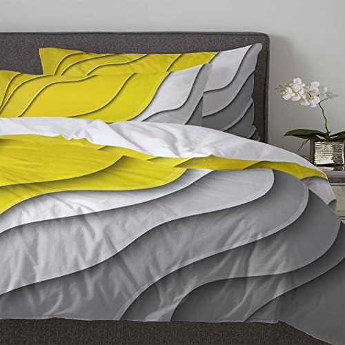 Boanket 3-Piece Queen Duvet Cover Set with Zipper Closure