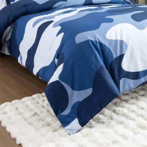 Holawakaka Camouflage Comforter Set 5 Pieces Full Size