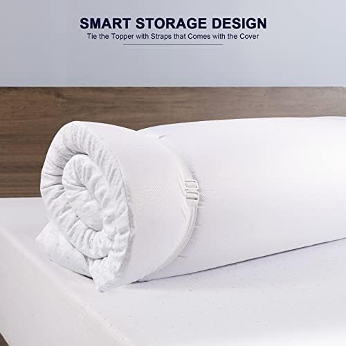 Ferlizer 2 Inch Twin Mattress Topper Cover