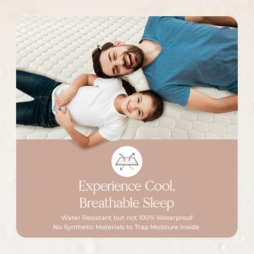 Whisper Organics 100 Cotton Mattress Pad Twin XL