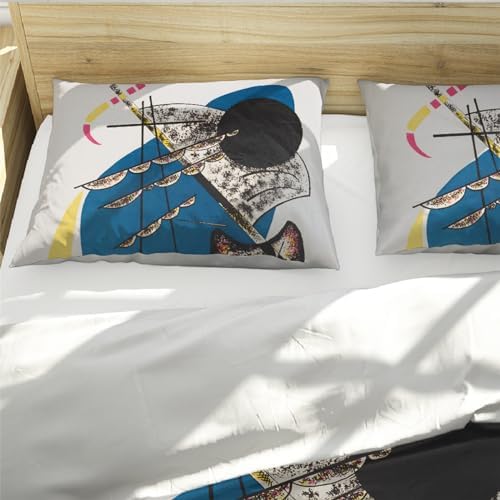 HOBBOY Cartoon Sailboat Duvet Cover Set 3pc Twin XL