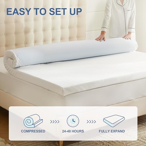 Eiayeebil 2 Inch Memory Foam Mattress Topper Twin
