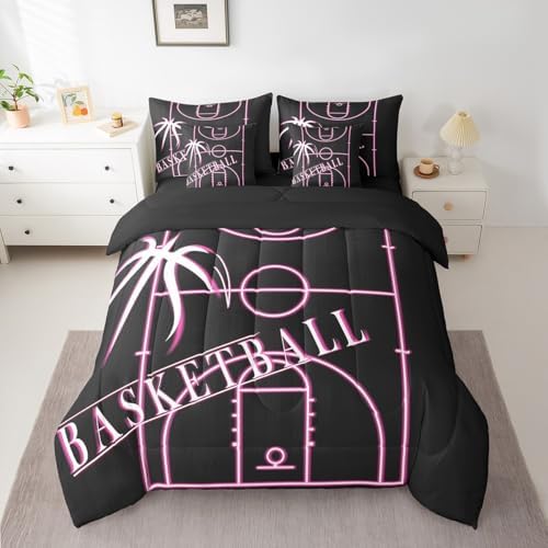 Erosebridal Kids Basketball Comforter Set Queen Size 7-Piece