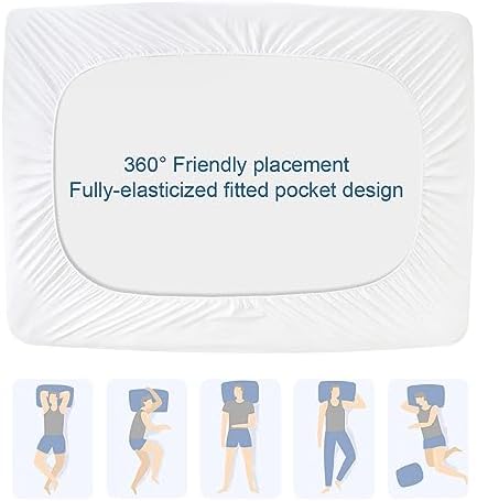 SPRINGSPIRIT 2 Pack Twin Mattress Protector Waterproof Quilted