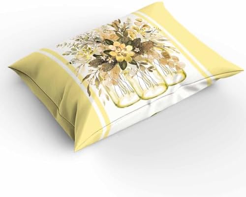3-Piece Twin Bedding Set with Zipper andCorner Ties