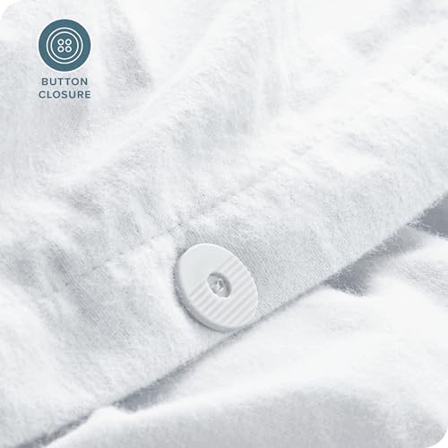 Bare Home Flannel Duvet Cover Set - Twin