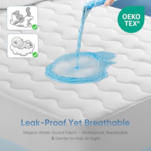 Elegear Queen Cooling Mattress Pad for Hot Sleepers 1