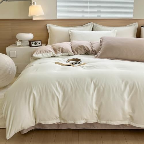 PAJEO Queen Size 3-Piece Duvet Cover Set - Ultra Soft Microfiber