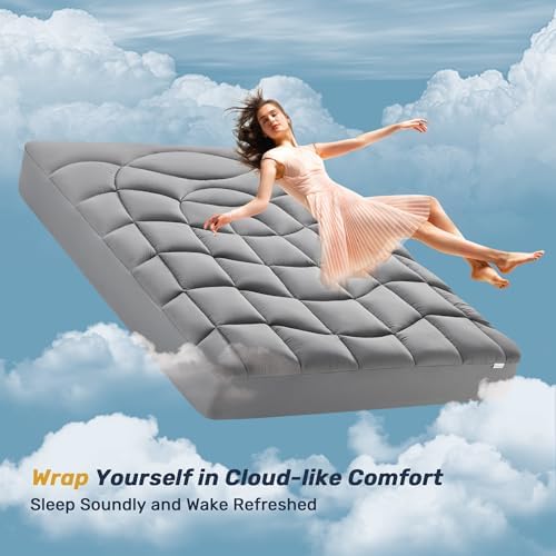 UNIKOME Full Mattress Pad Waterproof Protector