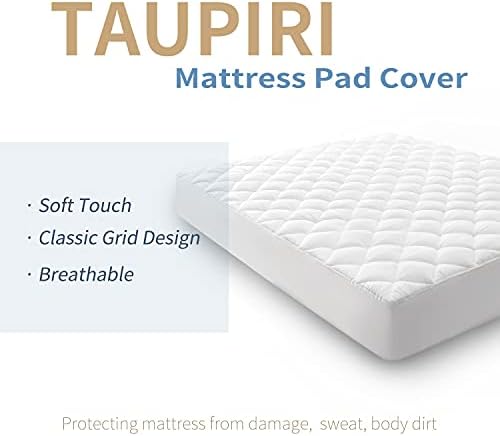 Taupiri Full Quilted Mattress Pad Cover with Deep Pocket 8-21