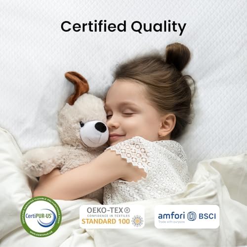 Marsail 3 Inch Gel Memory Foam Mattress Topper Twin XL 1