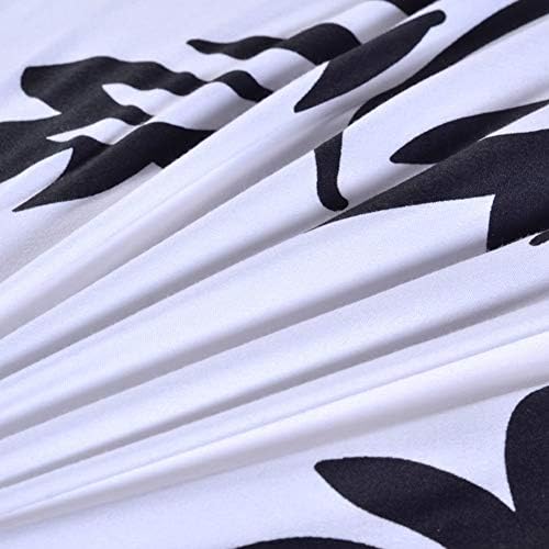Feelyou Queen Duvet Cover Set Black White Zipper 3 Pc