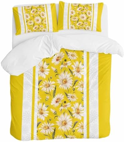 3-Piece Twin Duvet Cover Set with Zipper Corner Ties