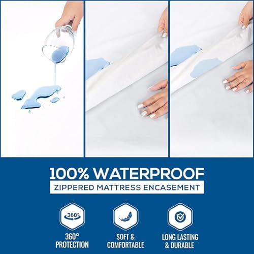 Utopia Bedding RV King Mattress Encasement 100 Waterproof