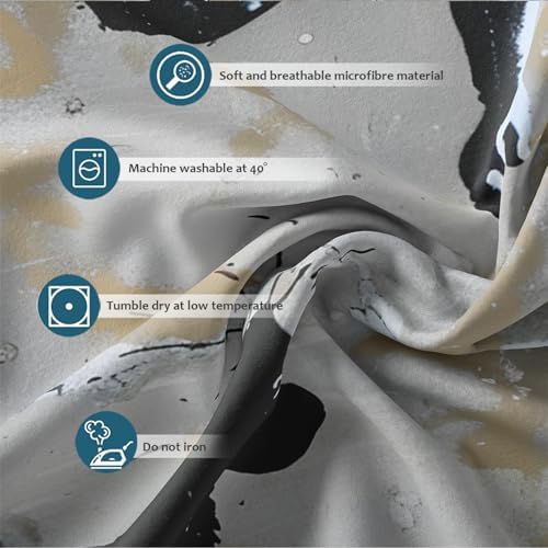 HOBBOY Street Graffiti Art Duvet Cover Set 3 Pieces Twin XL