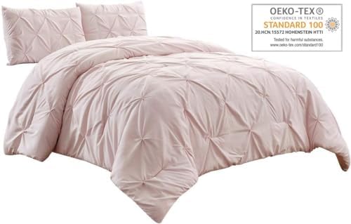 3 Piece Microfiber Comforter Set for Girls Queen Size