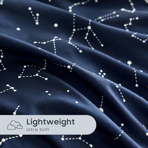 Wake In Cloud - Constellation Star Galaxy Bedding Set Twin Size