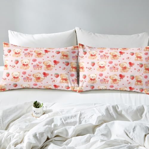 Feelyou Teddy Bear Sheet Set Twin Size Ultra Soft