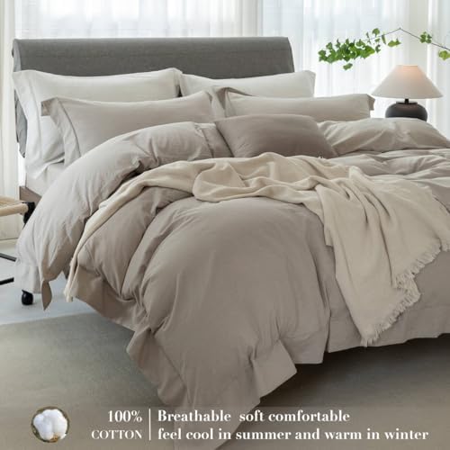 ELIMMO Cooling King Duvet Cover Set 3 pcs
