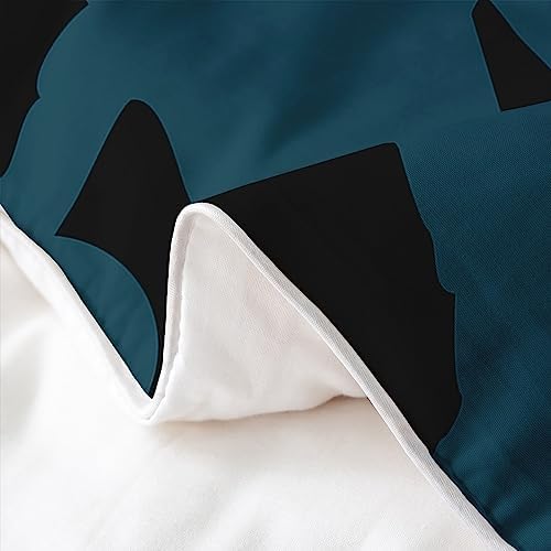Jejeloiu 3D Basketball Duvet Cover Set 100 Cotton Full Size