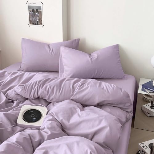 KimLuxz Lavender Duvet Cover Set Queen 3 Pieces