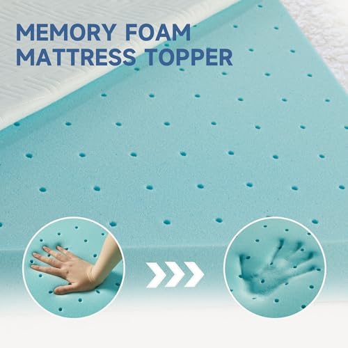 Eiayeebil 2 Inch Memory Foam Mattress Topper Twin