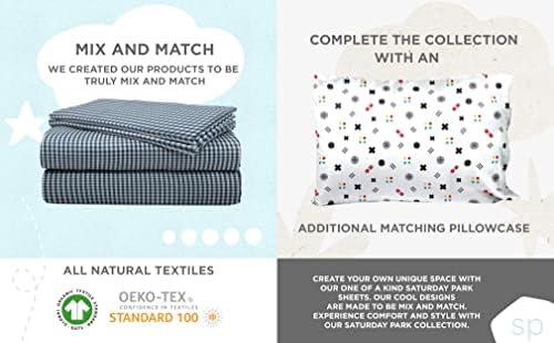 Saturday Park Gamer Queen Bed Set - 7 Piece Organic Cotton