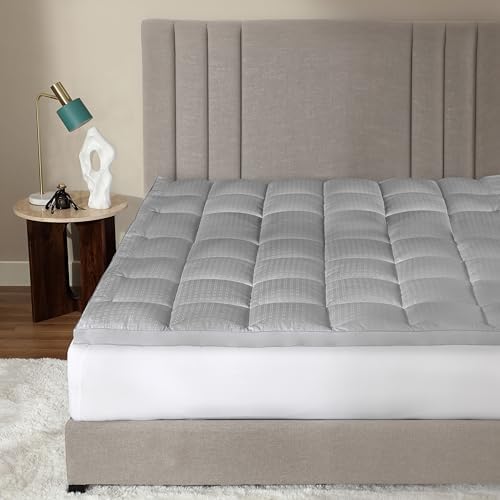 CirclesHome Full Size Mattress Topper - Plush Thick Fitted