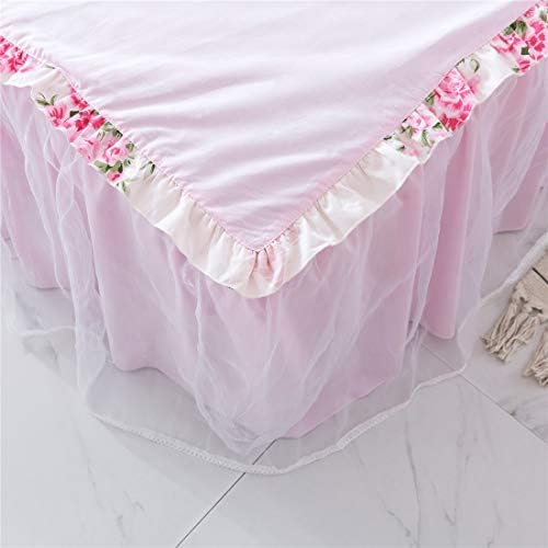 FADFAY Pink Rose Floral Duvet Cover Set Twin XL 4Pcs