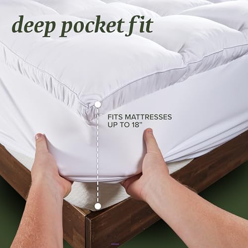 Beckham Hotel Collection Twin XL Hybrid Mattress Protector Pad 1